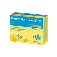 MAGNESIUM VERLA 400 Zitrone Direkt-Granulat - 25St