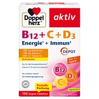 DOPPELHERZ B12+C+D3 Depot aktiv Tabletten - 100St