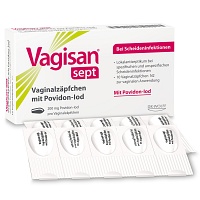 VAGISAN sept Vaginalzäpfchen mit Povidon-Iod - 10St