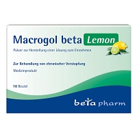 MACROGOL beta Lemon Plv.z.Her.e.Lsg.z.Einnehmen - 10St