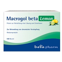 MACROGOL beta Lemon Plv.z.Her.e.Lsg.z.Einnehmen - 100St