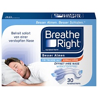 BESSER Atmen Breathe Right Nasenpfl.normal transp. - 30St