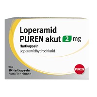 LOPERAMID PUREN akut 2 mg Hartkapseln - 10St