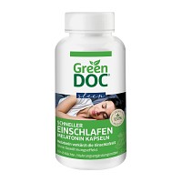 GREENDOC Schneller Einschlafen Melatonin Kapseln - 90St