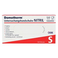 DOMOTHERM Unt.Handschuhe Nitril unste.pf S blau - 100St