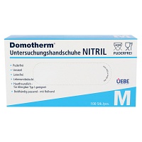 DOMOTHERM Unt.Handschuhe Nitril unste.pf M blau - 100St