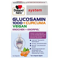DOPPELHERZ Glucosamin 1000+Curcuma vegan syst.Kps. - 120St