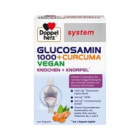 DOPPELHERZ Glucosamin 1000+Curcuma vegan syst.Kps. - 120St