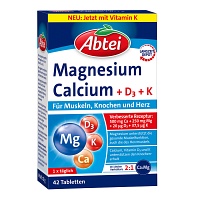 ABTEI Magnesium Calcium+D+K Tabletten - 42St