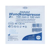 WUNDKOMPRESSE Vliesstoff steril 10x10 cm - 2St