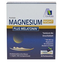 MAGNESIUM NIGHT plus 1 mg Melatonin Direktsticks - 30St