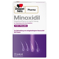 MINOXIDIL DoppelherzPhar.20mg/ml Lsg.Anw.Haut Frau - 3X60ml