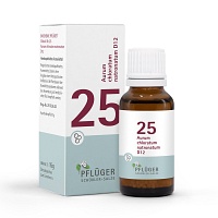BIOCHEMIE Pflüger 25 Aurum chlorat.natron.D 12 Gl. - 15g