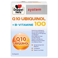 DOPPELHERZ Q10 Ubiquinol 100 system Kapseln - 60St