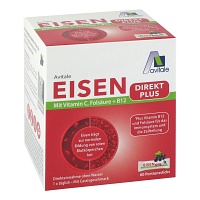 EISEN DIREKT plus Vitamin C+Folsäure+B12 Pulver - 60St