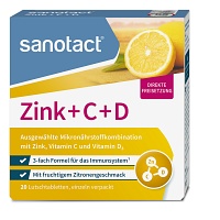 SANOTACT Zink+C+D Lutschtabletten - 20St