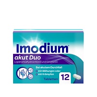 IMODIUM akut Duo 2 mg/125 mg Tabletten - 12St