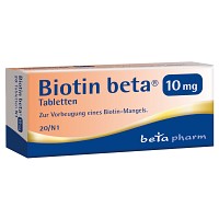 BIOTIN BETA 10 mg Tabletten - 20St