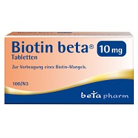 BIOTIN BETA 10 mg Tabletten - 100St
