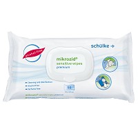 MIKROZID sensitive wipes premium Des.MP+Flä.Softp. - 50St