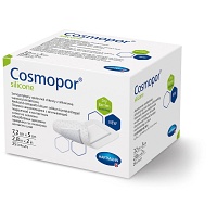 COSMOPOR silicone Wundverband 5x7,2 cm - 25St