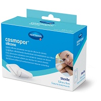COSMOPOR silicone Wundverband 5x7,2 cm - 5St