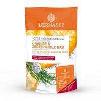 DERMASEL Totes Meer Badesalz Orange & Zedernholz - 1P