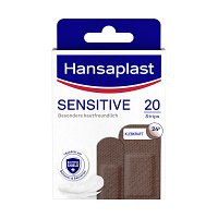 HANSAPLAST Sensitive Pflasterstrips hautton dark - 20St