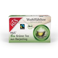 H&S Bio Grüner Tee aus Darjeeling Filterbeutel - 20X2g