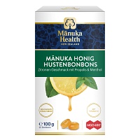 MANUKA HEALTH MGO 400+ Hustenbonb.Zitr.m.Prop.&Men - 100g