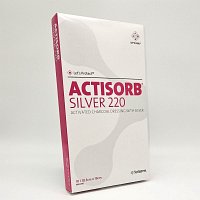 ACTISORB 220 Silver 10,5x19 cm steril Kompressen - 10St