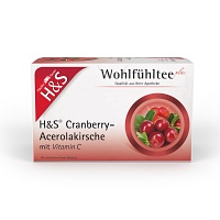 H&S Cranberry-Acerolakirsche mit Vitamin C Fbtl. - 20X2.8g