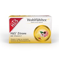 H&S Zitrone mit Vitamin C Filterbeutel - 20X2.5g