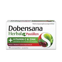 DOBENSANA Herbal Kirschgeschm.Vit.C & Zink Pastil. - 16St