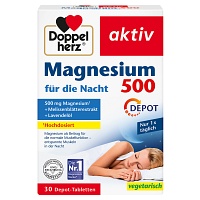 DOPPELHERZ Magnesium 500 für die Nacht Tabletten - 30St