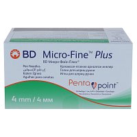 BD MICRO-FINE+ Pen-Nadeln 0,23x4 mm 32 G - 100St
