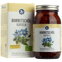 BORRETSCHÖL 500 mg Kapseln Bio vegan - 120St
