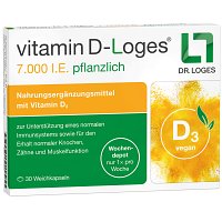 VITAMIN D-LOGES 7.000 I.E. pflanzlich Wochendepot - 30St