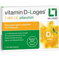 VITAMIN D-LOGES 7.000 I.E. pflanzlich Wochendepot - 60St