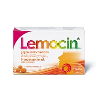 LEMOCIN gegen Halsschmerzen Orangengeschmack Lut. - 24St