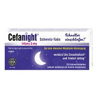 CEFANIGHT intens 2 mg Schmelz-Tabs - 20St