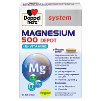 DOPPELHERZ Magnesium 500 Depot system Tabletten - 60St