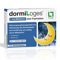DORMILOGES 1 mg Melatonin plus Tryptophan Filmtab. - 60St