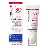 ULTRASUN Alpine Creme SPF 30 2in1 Gesicht+Lippen - 20ml