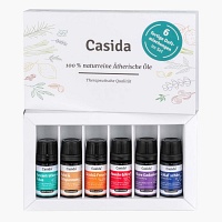 ÄTHERISCHE Öle Duftmischungen Set naturrein Top 6 - 6X5ml