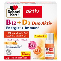 DOPPELHERZ B12+D3 Duo Aktiv Trinkampullen - 30St