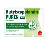 BUTYLSCOPOLAMIN PUREN 10 mg überzogene Tab. - 20St