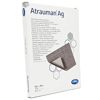 ATRAUMAN Ag 10x10 cm steril Kompressen - 10St