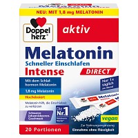 DOPPELHERZ Melatonin DIRECT Schneller Einschlafen - 20St