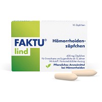 FAKTU lind Hämorrhoidenzäpfchen - 10St